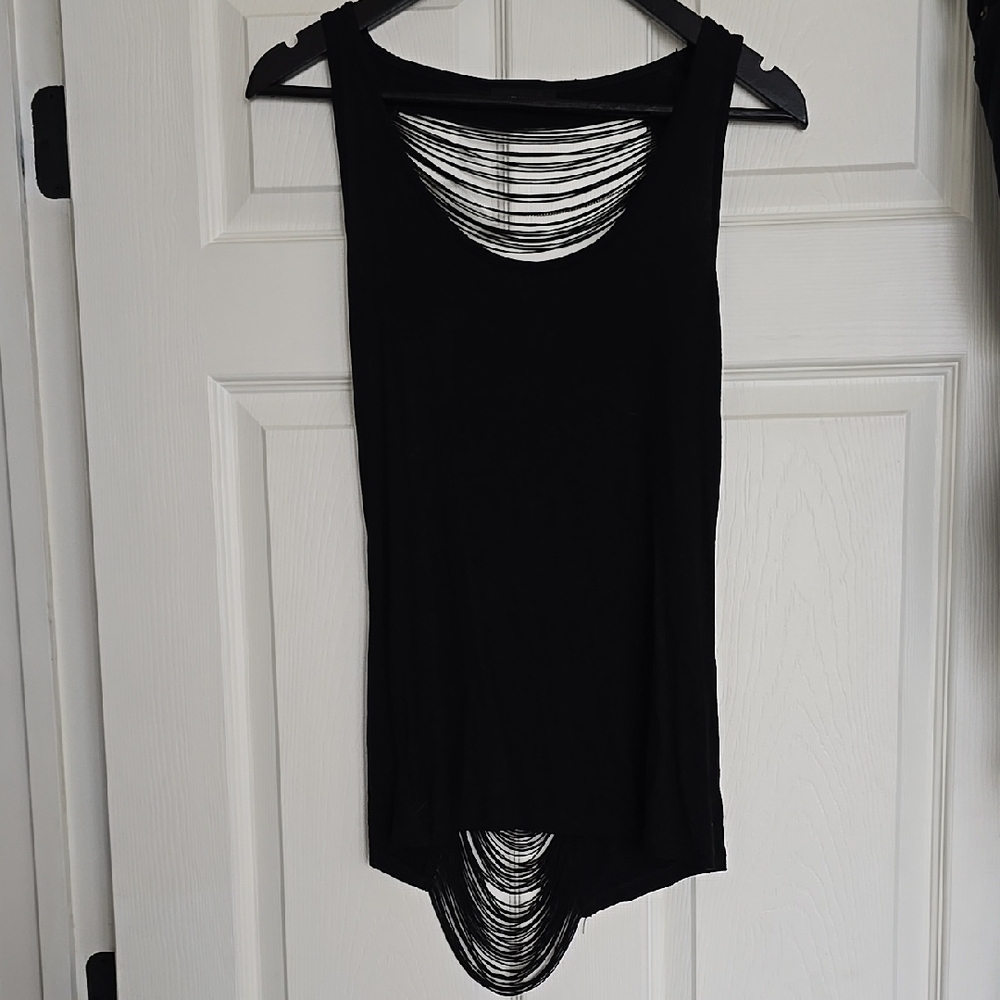Black Sleeveless Top